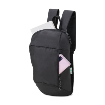 Mochila Personalizada Dois Compartimentos rPET 9L X07006 Brindes Personalizados