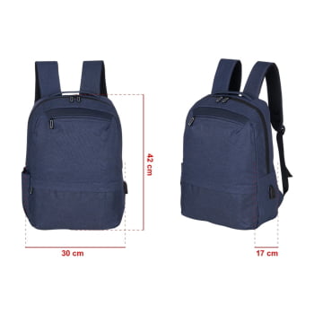 Mochila Personalizada  Nylon 21L X04057 Brinde Personalizado