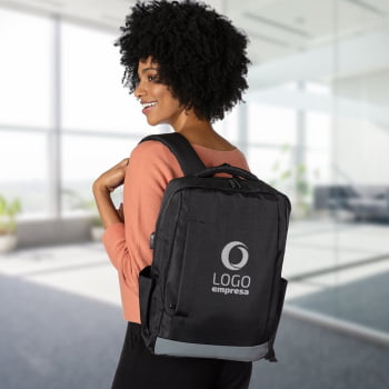Mochila Personalizada  Nylon 27L X03034 Brinde Personalizado