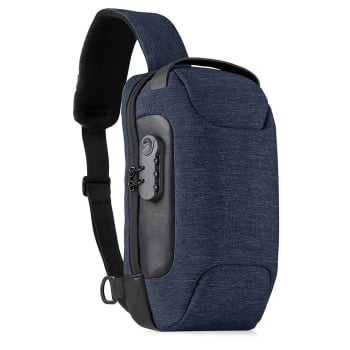 Mochila Personalizada Ombro Antiroubo Nylon 10L X04058 Brinde Personalizado