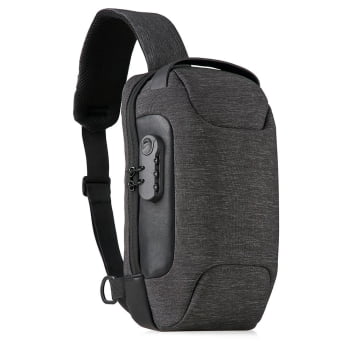 Mochila Personalizada Ombro Antiroubo Nylon 10L X04058 Brinde Personalizado