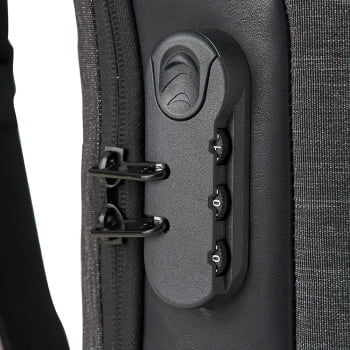 Mochila Personalizada Ombro Antiroubo Nylon 10L X04058 Brinde Personalizado