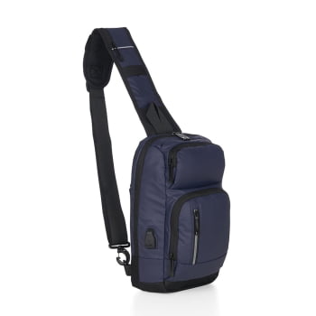 Mochila Personalizada Ombro Couro Sintético 10L X04059 Brindes Personalizados