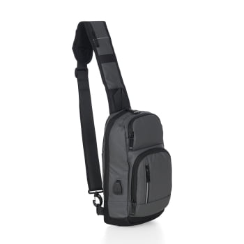 Mochila Personalizada Ombro Couro Sintético 10L X04059 Brindes Personalizados