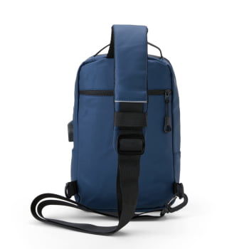 Mochila Personalizada Ombro Couro Sintético 7L X08131 Brinde Personalizado