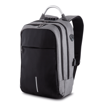 Mochila Personalizada Para Notebook Poliéster 18 L com Cadeado ASIMC538 Brindes Personalizados