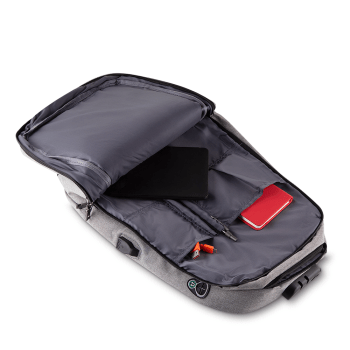 Mochila Personalizada Para Notebook Poliéster 18 L com Cadeado ASIMC538 Brindes Personalizados
