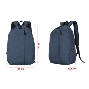 Mochila Personalizada Para Notebook Poliéster X14528 Brindes Personalizados