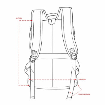 Mochila Personalizada Poliéster Notebook 23L X09164 Brindes Personalizados