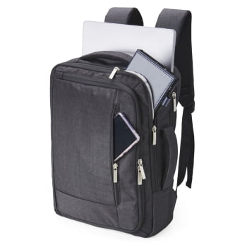 Mochila Personalizada Quatro Compartimentos Poliéster 19L X1444 Brindes Personalizados