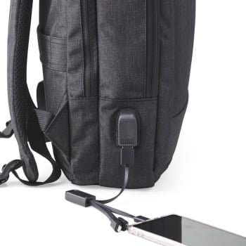 Mochila Personalizada Quatro Compartimentos Poliéster 19L X1444 Brindes Personalizados
