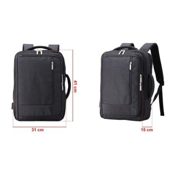 Mochila Personalizada Quatro Compartimentos Poliéster 19L X1444 Brindes Personalizados