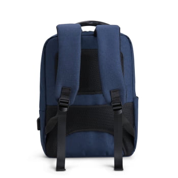 Mochila Personalizada Quatro Compartimentos Poliéster com Detalhes em Couro Sintético 29L X06045 Brindes Personalizados