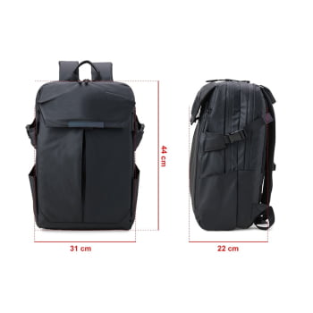 Mochila Personalizada Resistente a Água Couro Sintético 30L X01118 Brindes Personalizados