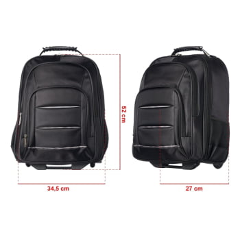 Mochila Personalizada Rodinhas Nylon 42L X03028 Brindes Personalizados