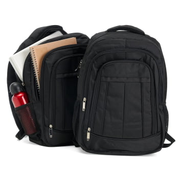 Mochila Personalizada Três Compartimentos Poliéster 26L X04069 Brindes Personalizados