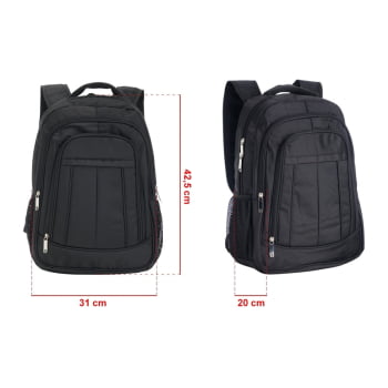 Mochila Personalizada Três Compartimentos Poliéster 26L X04069 Brindes Personalizados