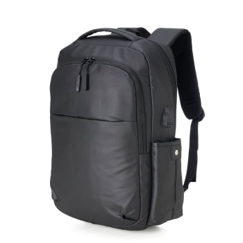 Mochila Personalizada USB Couro Sintético 20L X20061 Brindes Personalizados