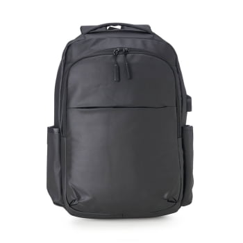 Mochila Personalizada USB Couro Sintético 20L X20061 Brindes Personalizados