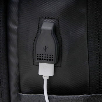 Mochila Personalizada USB Couro Sintético 20L X20061 Brindes Personalizados