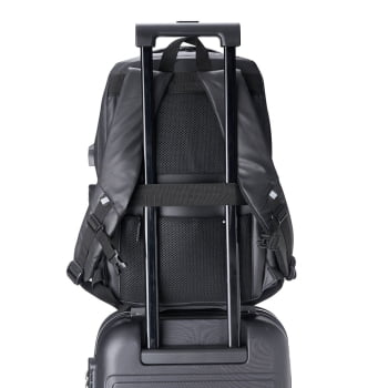 Mochila Personalizada USB Couro Sintético 20L X20061 Brindes Personalizados