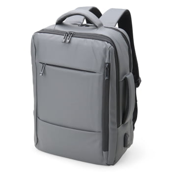 Mochila Personalizada USB Couro Sintético 23L X01902 Brindes Personalizados