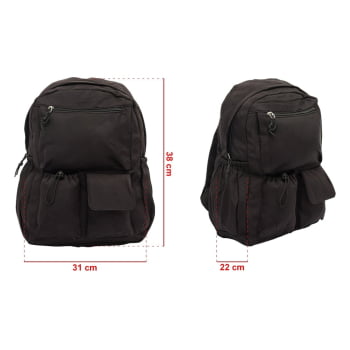Mochila Personalizada USB Poliéster 25L X08032 Brinde Personalizado