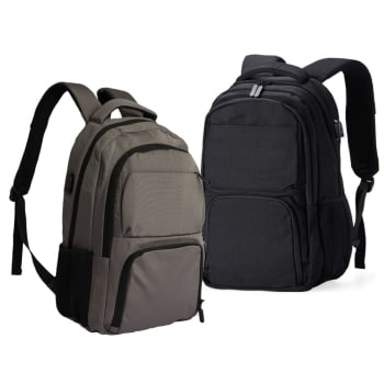 Mochila Personalizada USB Políester 30L X01805 Brinde Personalizado