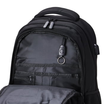 Mochila Personalizada USB Políester 30L X01805 Brinde Personalizado