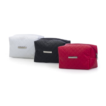 Necessaire Personalizada Couro Sintético X13295 Brinde Personalizado