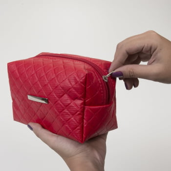 Necessaire Personalizada Couro Sintético X13295 Brinde Personalizado