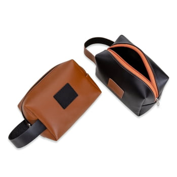 Necessaire Personalizada Couro Sintético X14414 Brinde Personalizado