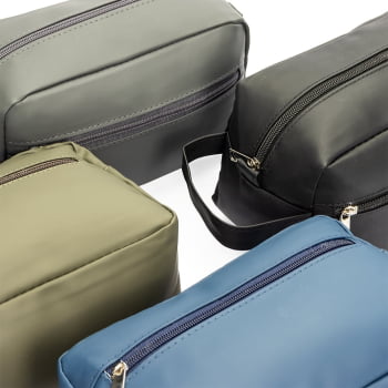 Necessaire Personalizada Couro Sintético X19019 Brinde Personalizado Necessaire Personalizada Couro Sintético X19019 Brinde Personalizado