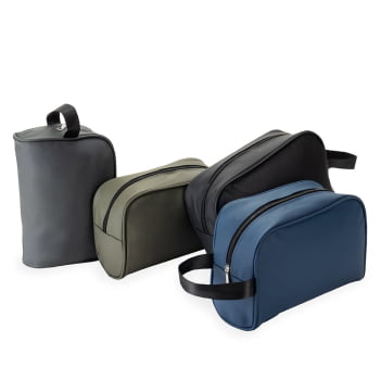 Necessaire Personalizada Couro Sintético X19020 Brindes Personalizados Necessaire Personalizada Couro Sintético X19020 Brindes Personalizados