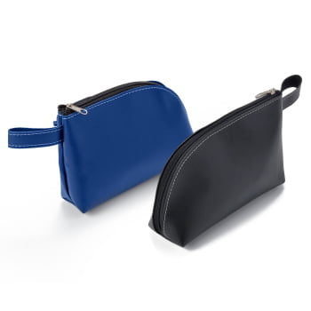 Necessaire Personalizada PU e Forro Sintético Bidim NE202 Brinde Personalizado
