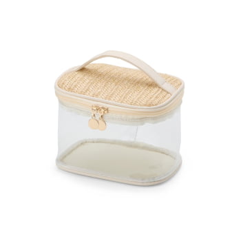 Necessaire Personalizada PVC e Palha X01708 Brindes Personalizados