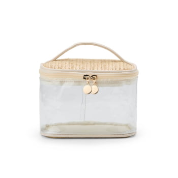 Necessaire Personalizada PVC e Palha X01708 Brindes Personalizados