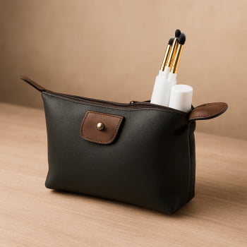 Necessaire Personalizada Couro Sintético X15324 Brinde Personalizado