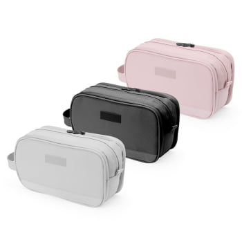 Necessaire Personalizada Poliéster Resistente à água X08234 Brindes Personalizados
