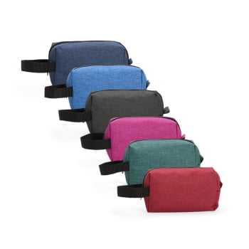 Necessaire Personalizada Poliéster Resistente à água X15320 Brindes Personalizados