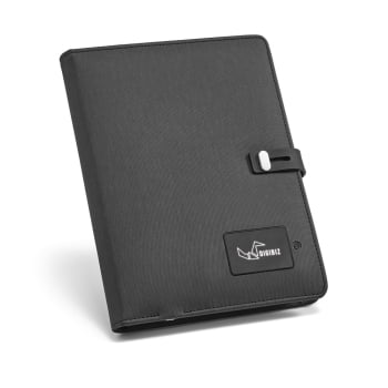 Pasta Personalizada Couro Sintético SP52075 Bateria Portátil Brinde Personalizado