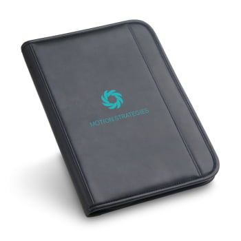 Pasta Personalizada Couro Sintético SP92038 40 Páginas Pautadas Brinde Personalizado