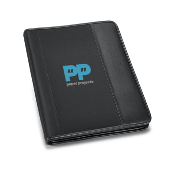 Pasta Personalizada Couro Sintético SP92058 40 Páginas Pautadas Brindes Personalizados