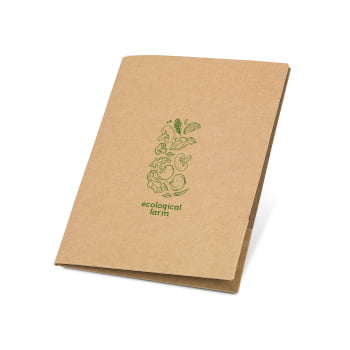 Pasta Personalizada Kraft Reciclado Sustentável SP93463 Porta Documentos Brinde Personalizado
