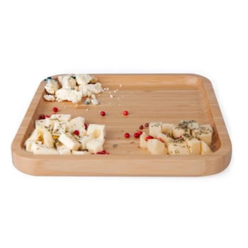 Petisqueira Personalizada Bambu Quadrada SMPD-04033 Brindes Personalizados