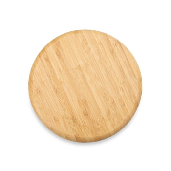 Petisqueira Personalizada 25x25 cm Redonda Bambu X18611 Brinde Personalizado