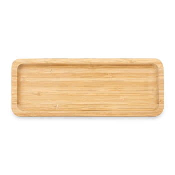 Petisqueira Personalizada 26x10 cm Retangular Bambu X18615 Brindes Personalizados
