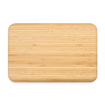 Petisqueira Personalizada 30x20 cm Retangular Bambu X18609 Brinde Personalizado