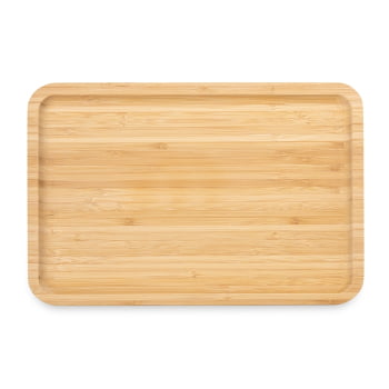Petisqueira Personalizada 30x20 cm Retangular Bambu X18609 Brinde Personalizado