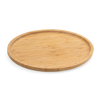 Petisqueira Personalizada 33x25 cm Redonda Bambu X18614 Brindes Personalizados